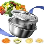 3in1 Multifunctional Stainless Steel Grating Basin thick stainless steel drain basin kitchen - Image 3